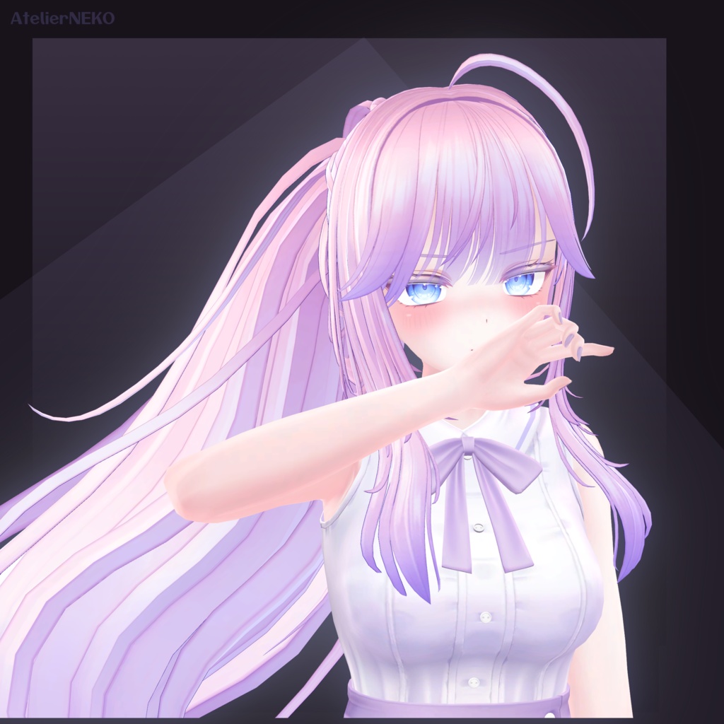 WavyPonyTail ウェーブポニーテール 【VRCHair】