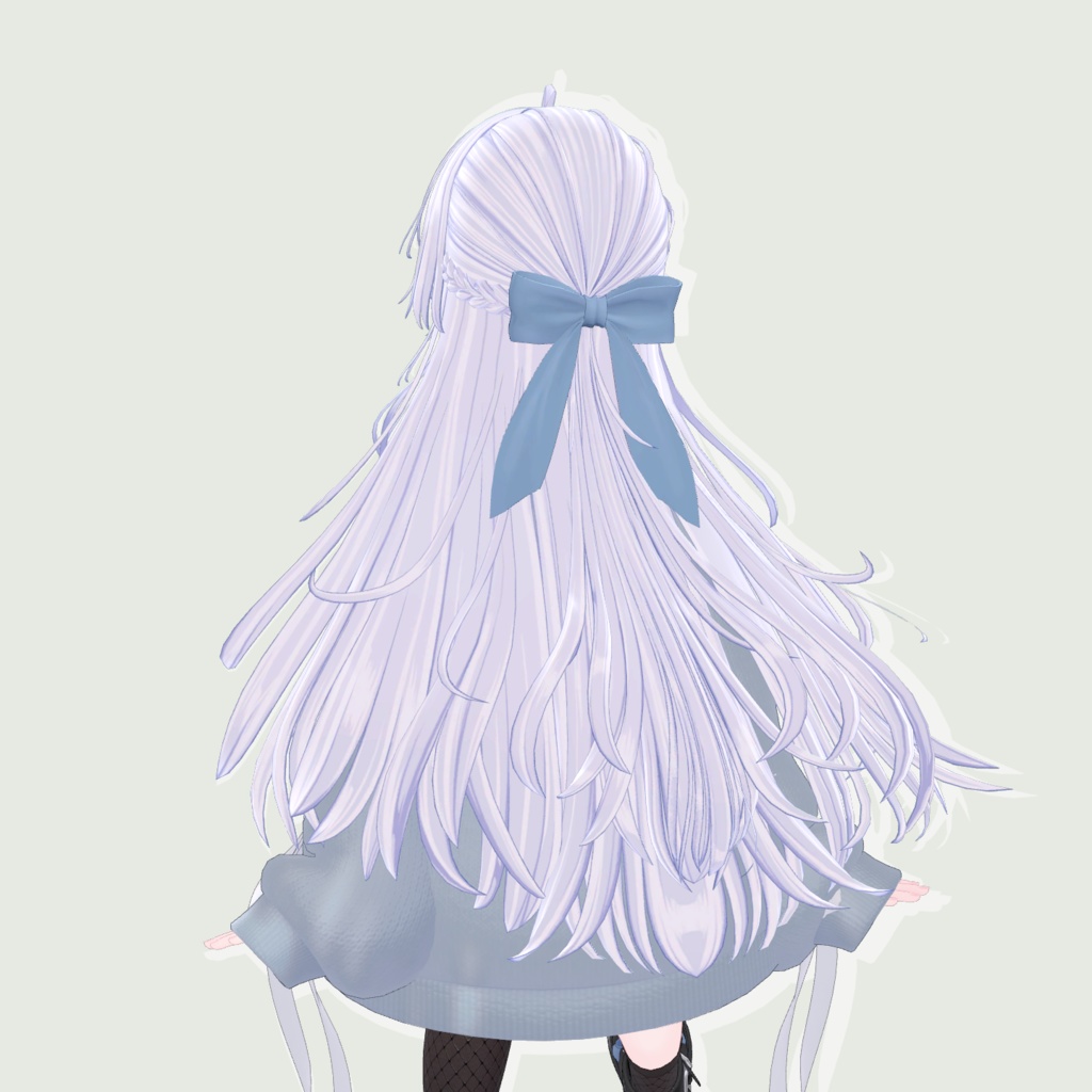 HalfUpHair ハーフアップ 【VRCHair】