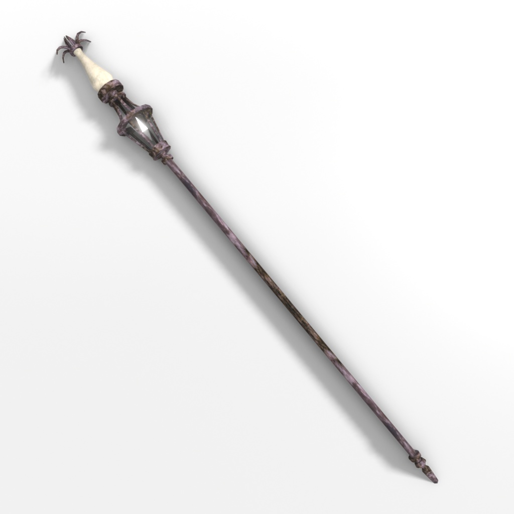 3Dモデル「廃れた世界の杖セット0」