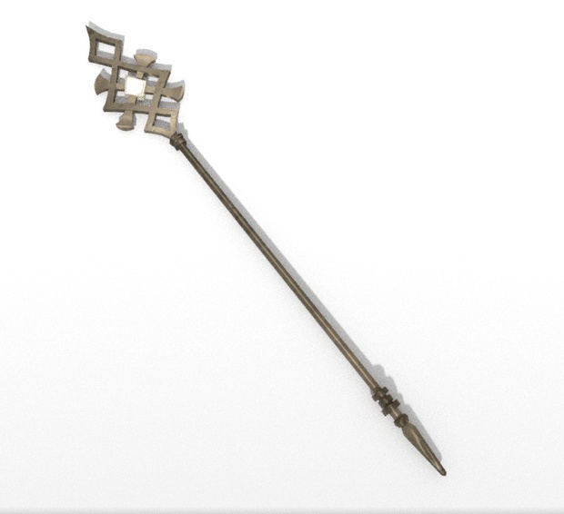 3Dモデル「廃れた世界の杖セット0」