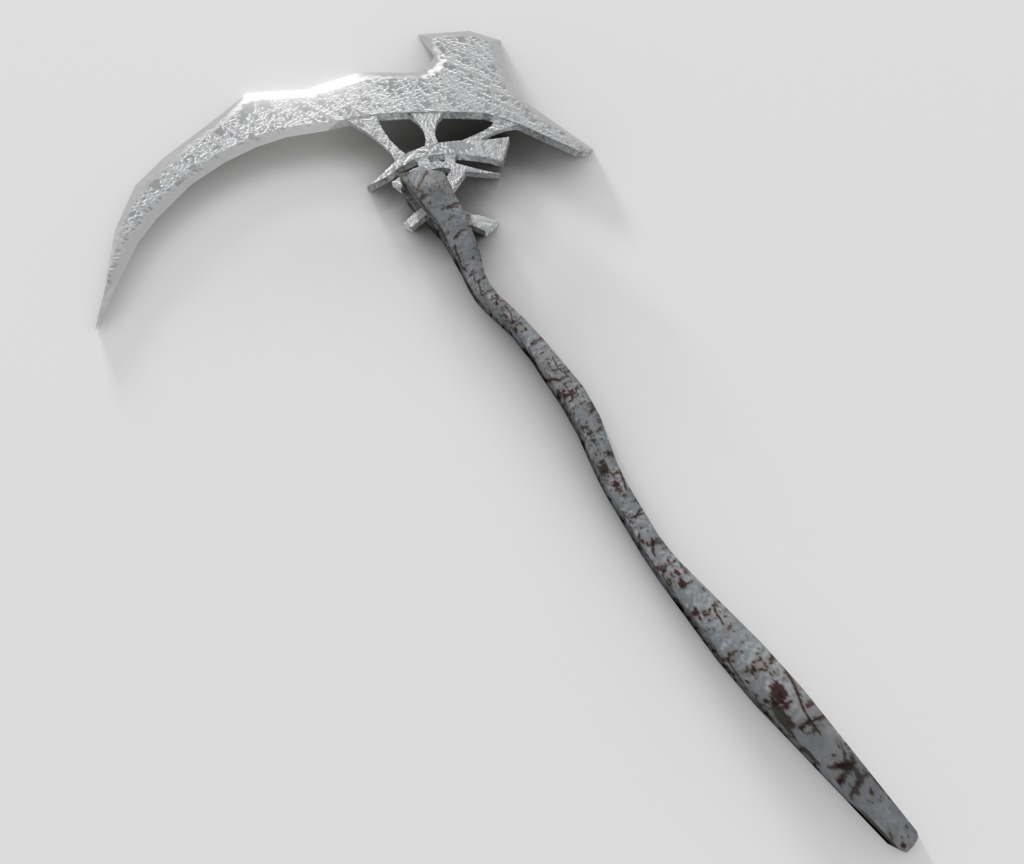 3Dモデル「廃れた世界の大鎌セット0」