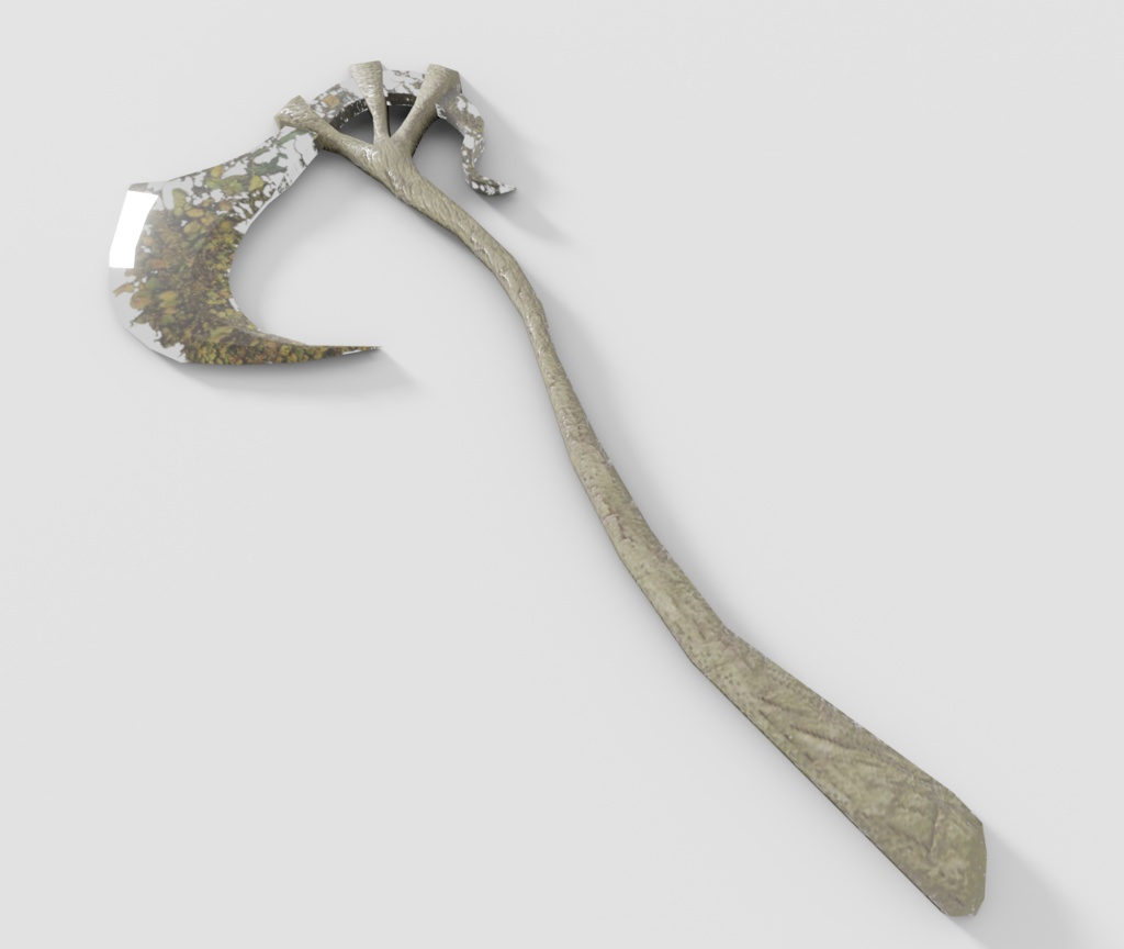 3Dモデル「廃れた世界の大鎌セット0」