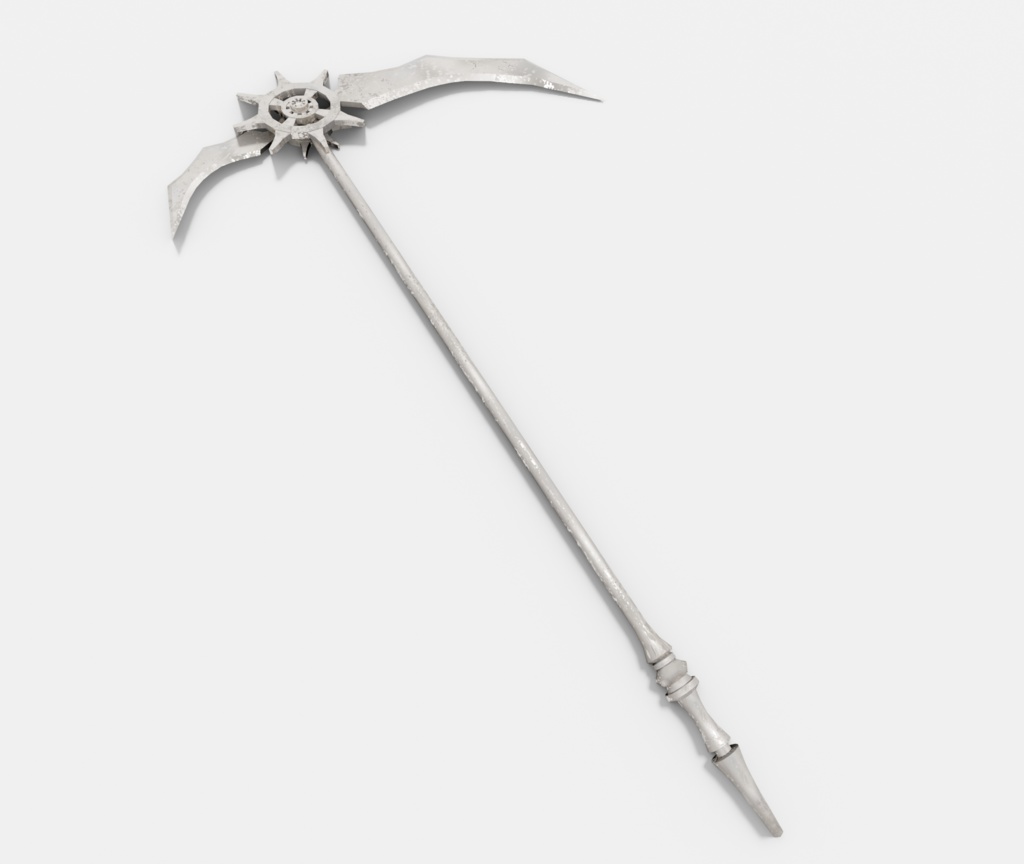 3Dモデル「廃れた世界の大鎌セット0」