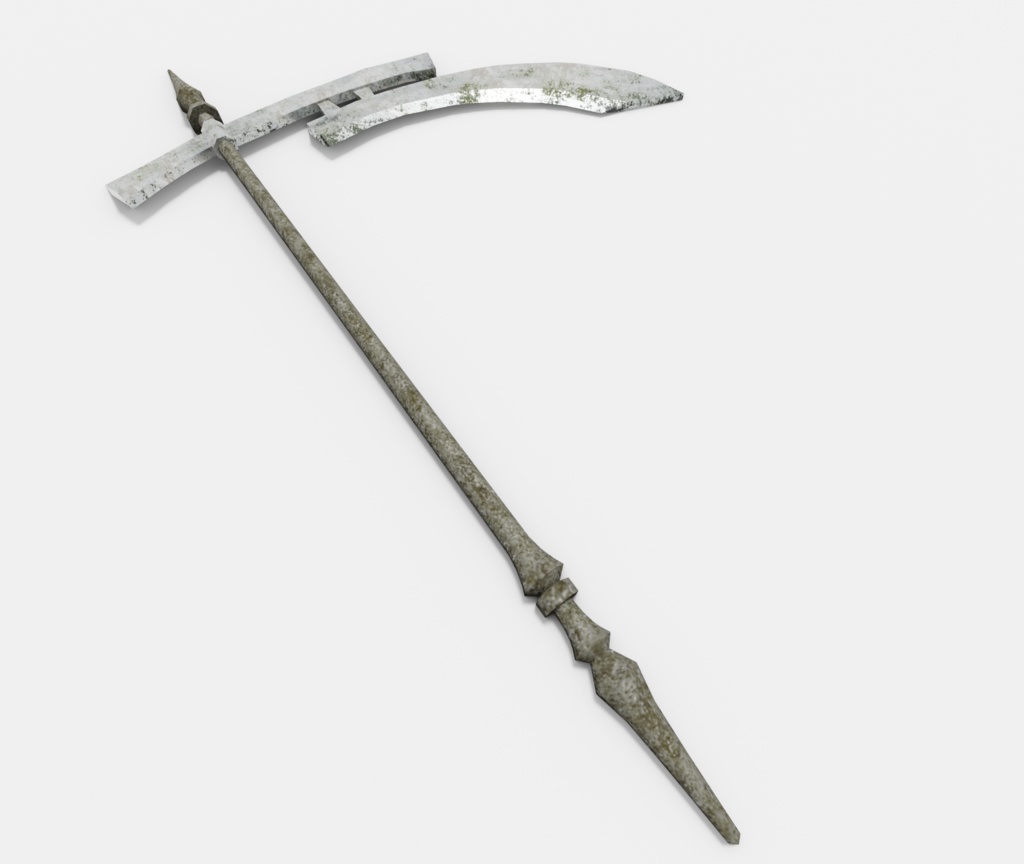 3Dモデル「廃れた世界の大鎌セット0」