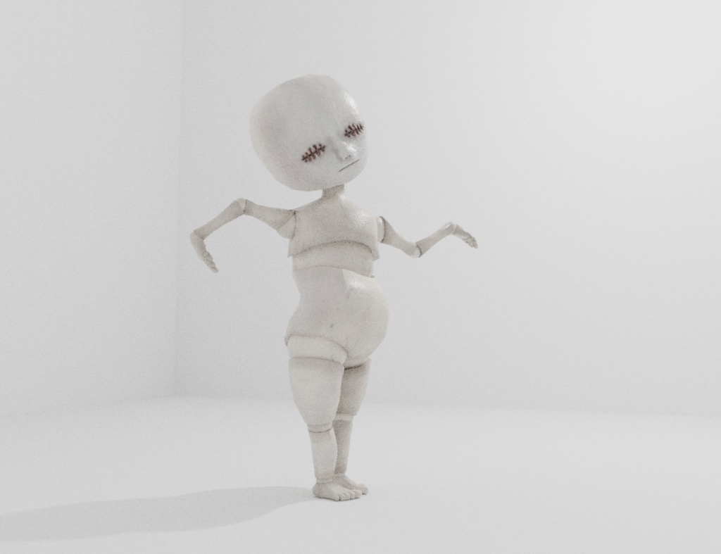 3Dモデル「人形0」
