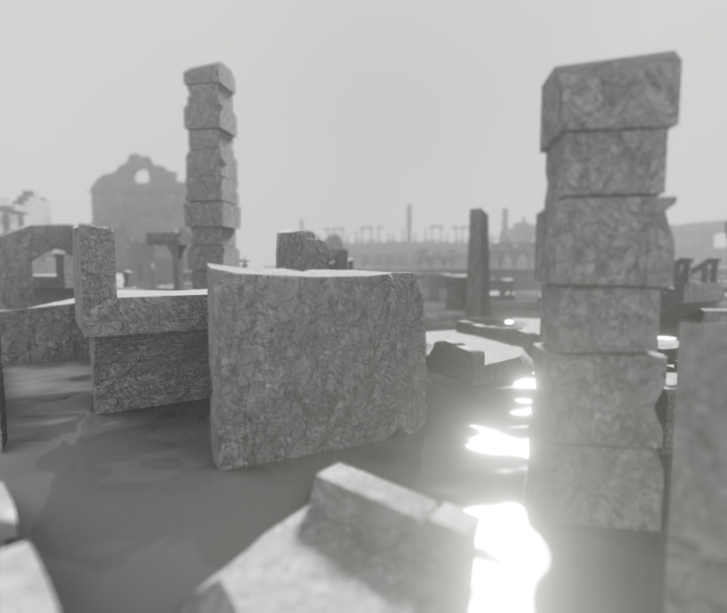 3Dモデル「廃れた世界の資材セット3」