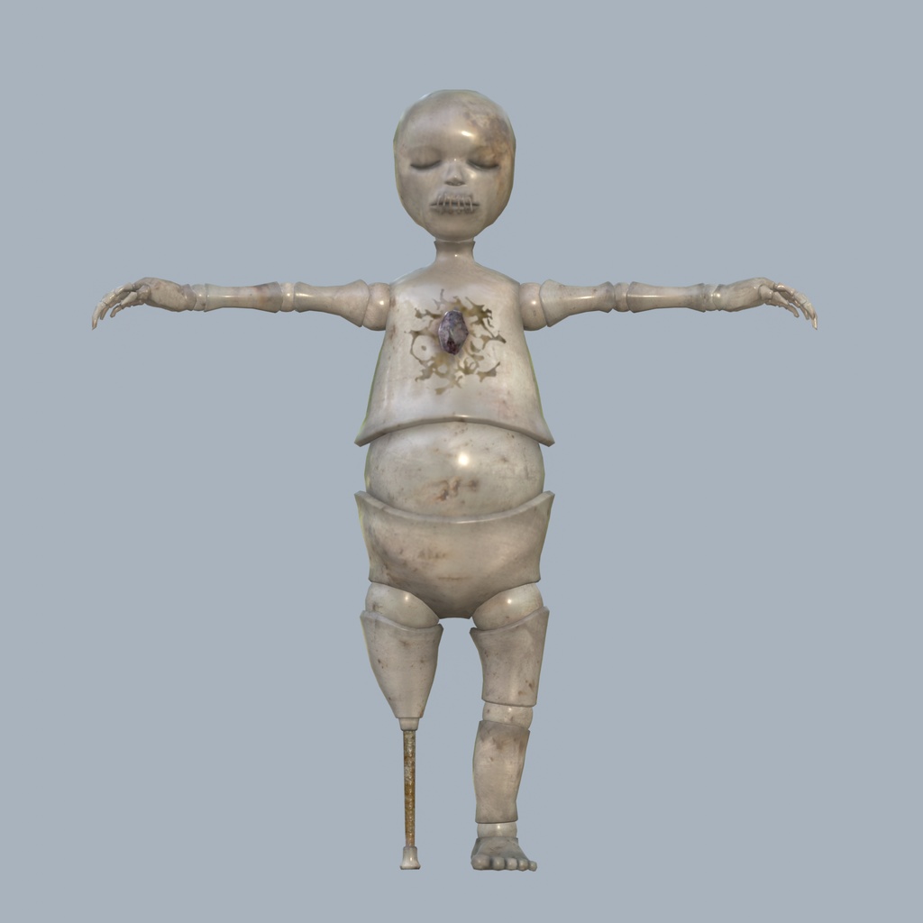 3Dモデル「人形1」