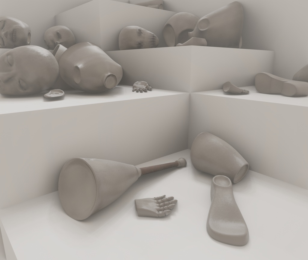 3Dモデル「人形の身体詰め合わせ0」