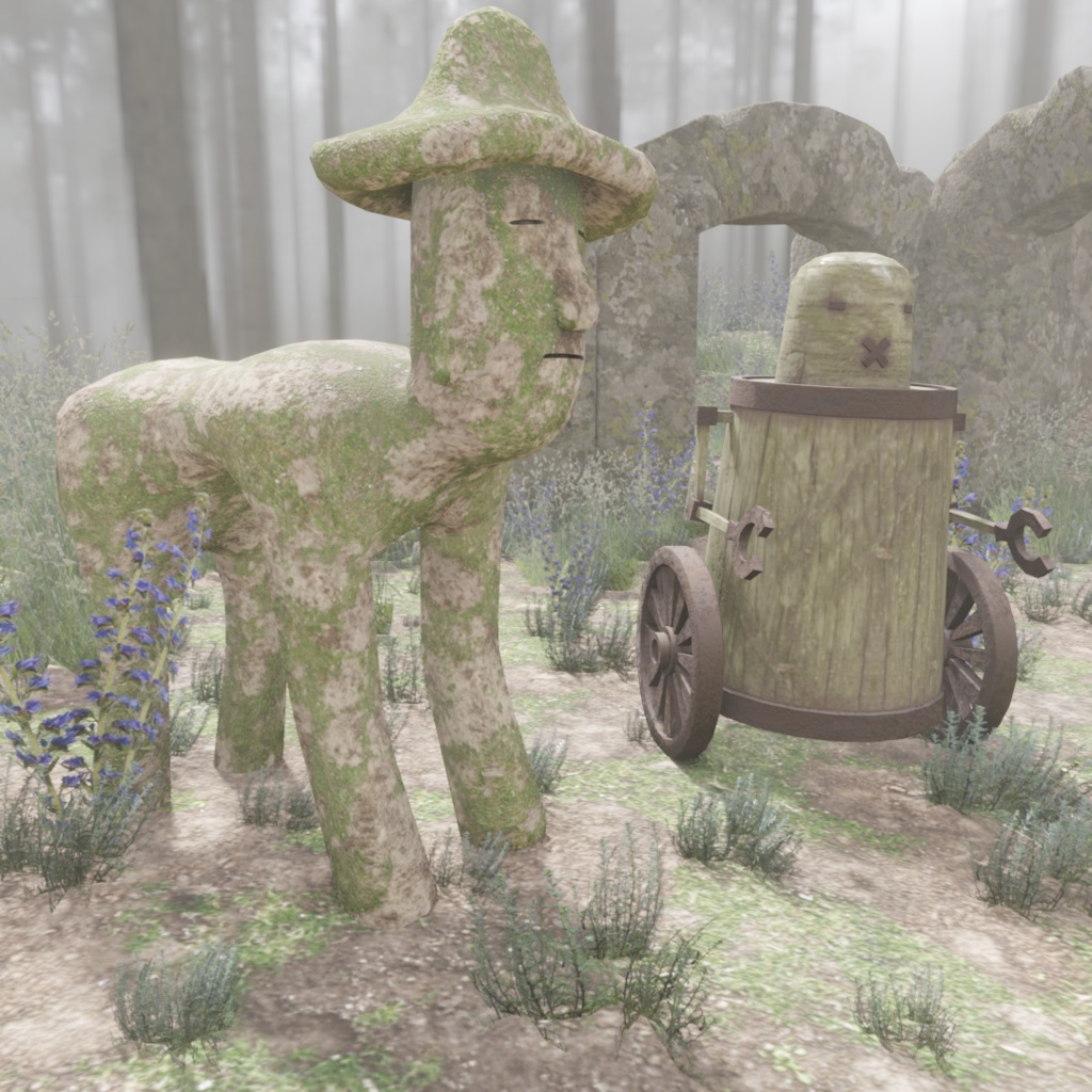 3Dモデル「奇妙な生物の詰め合わせ1」