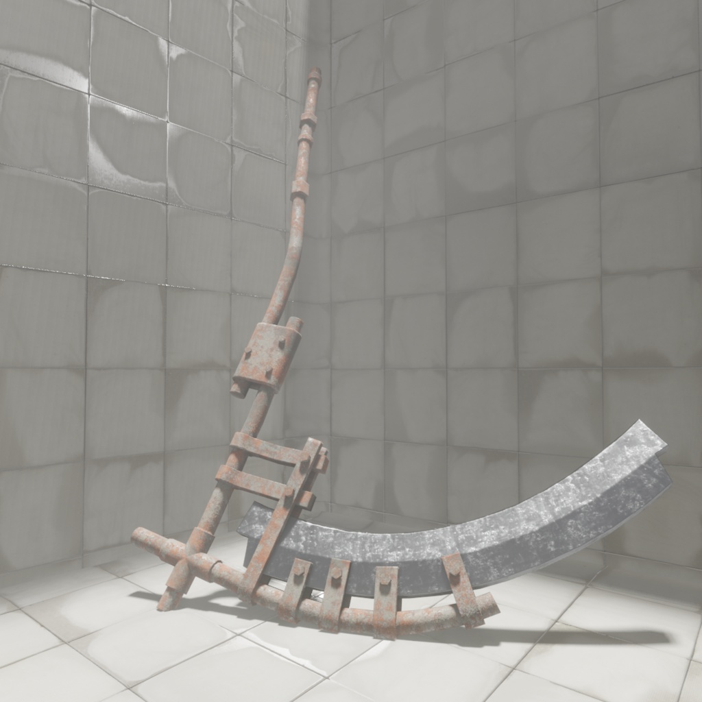 3Dモデル「廃れた世界の大鎌セット1」