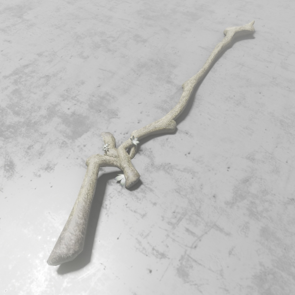 3Dモデル「廃れた世界の杖セット1」