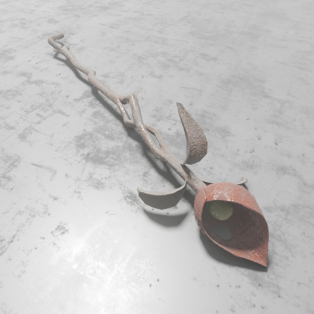 3Dモデル「廃れた世界の杖セット1」