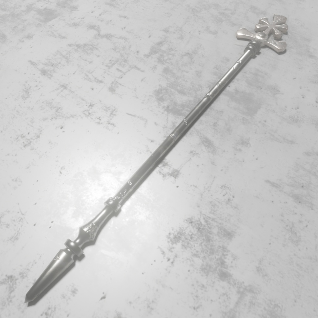 3Dモデル「廃れた世界の杖セット1」