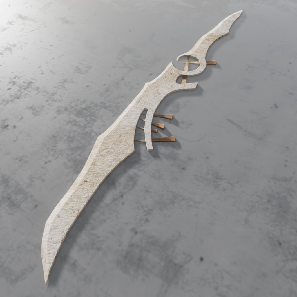 3Dモデル「廃れた世界の刀剣セット1」