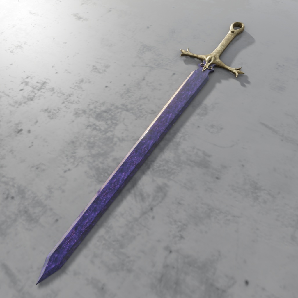 3Dモデル「廃れた世界の刀剣セット1」