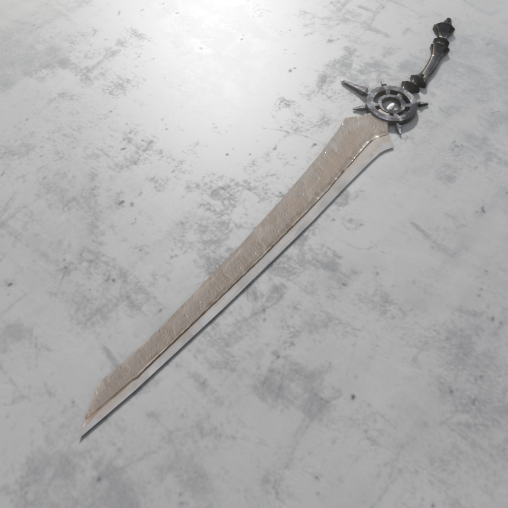 3Dモデル「廃れた世界の刀剣セット1」