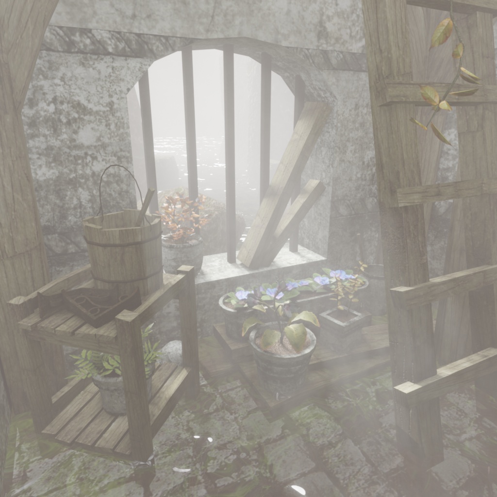 3Dモデル「廃れた世界の資材セット4」