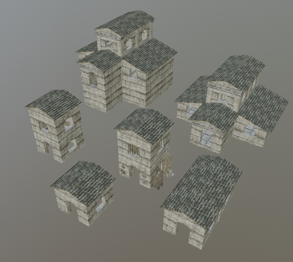 3Dモデル「廃れた世界の資材セット4」