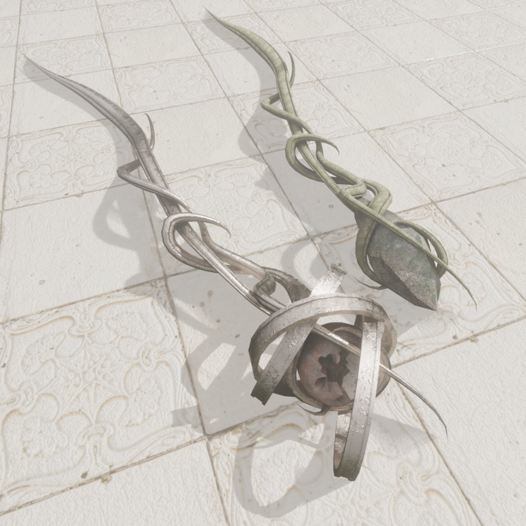 3Dモデル「杖14」