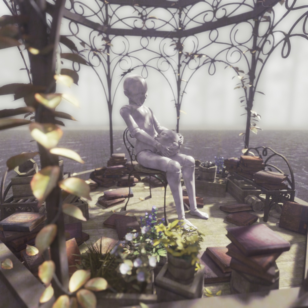 3Dモデル「箱庭2」