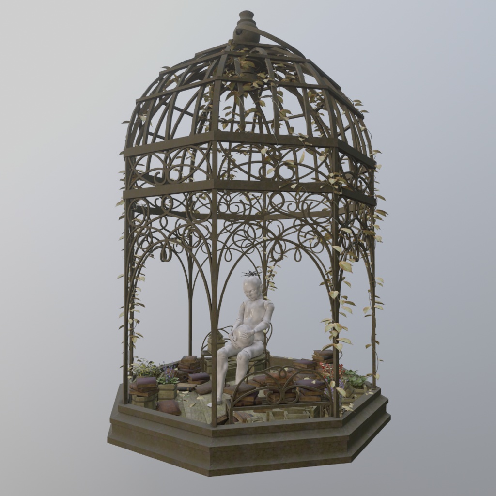 3Dモデル「箱庭2」