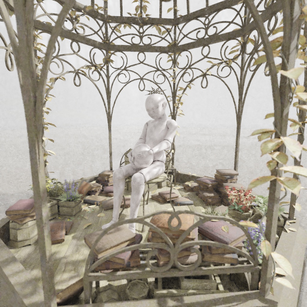 3Dモデル「箱庭2」