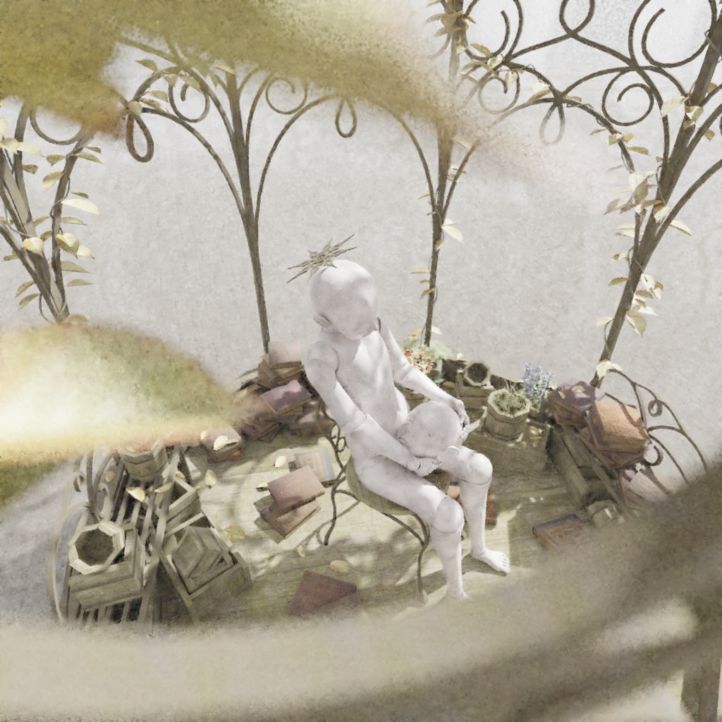 3Dモデル「箱庭2」