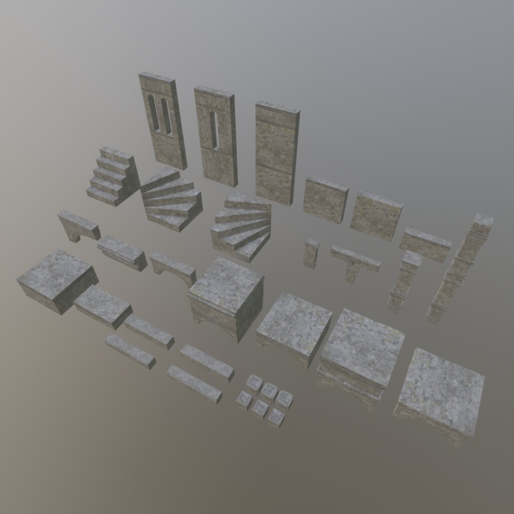 3Dモデル「箱庭3」