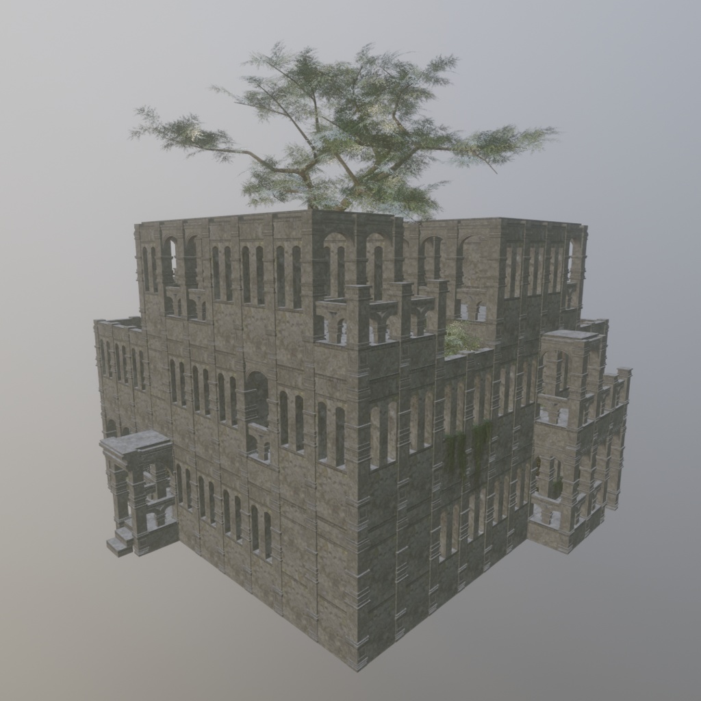 3Dモデル「箱庭3」