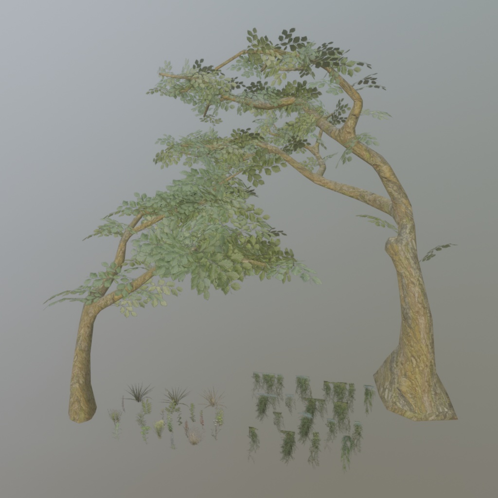 3Dモデル「箱庭4」