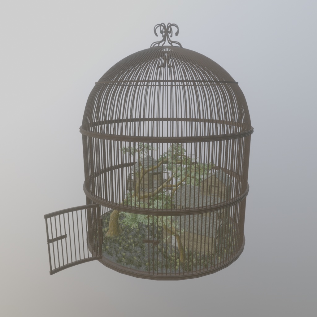 3Dモデル「箱庭4」