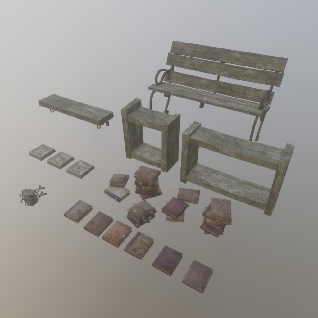 3Dモデル「箱庭4」