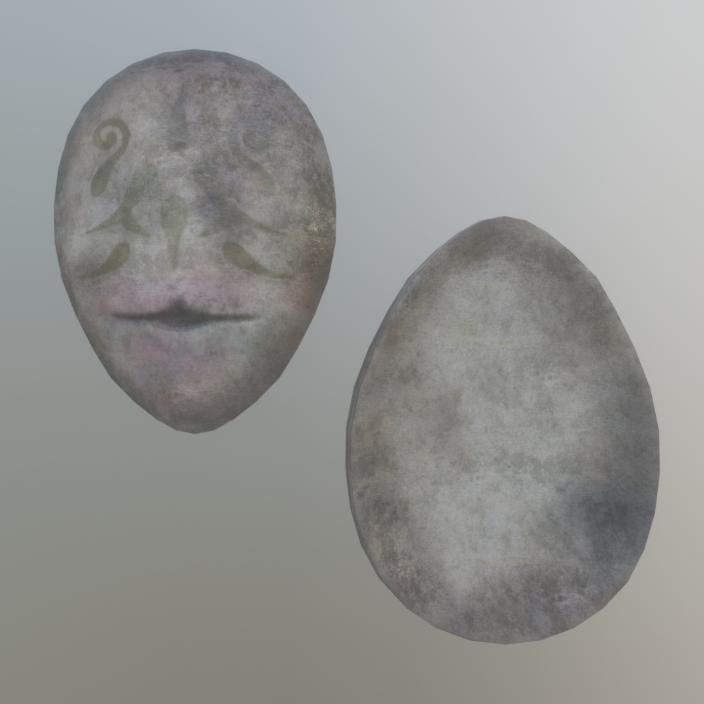 3Dモデル「仮面4」