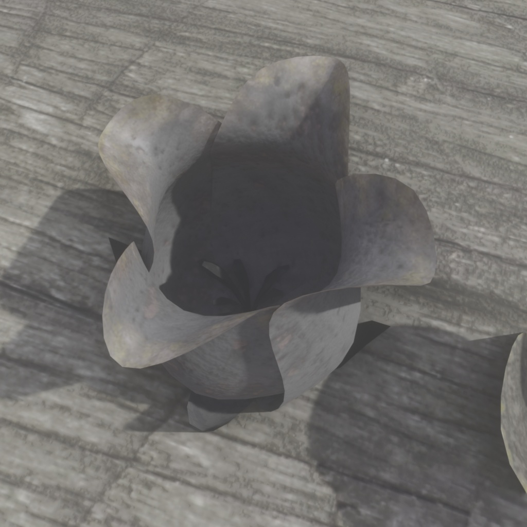 3Dモデル「廃れた世界の花飾りセット2」