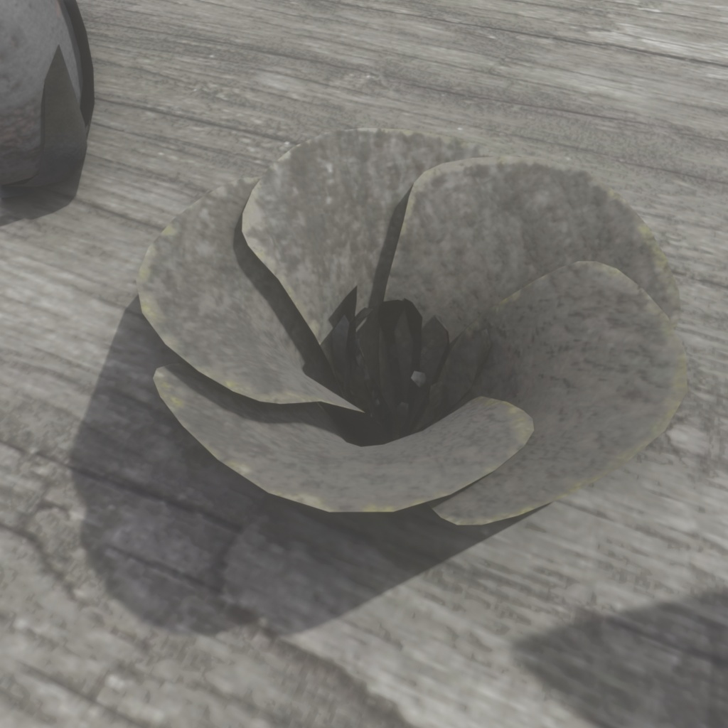 3Dモデル「廃れた世界の花飾りセット2」