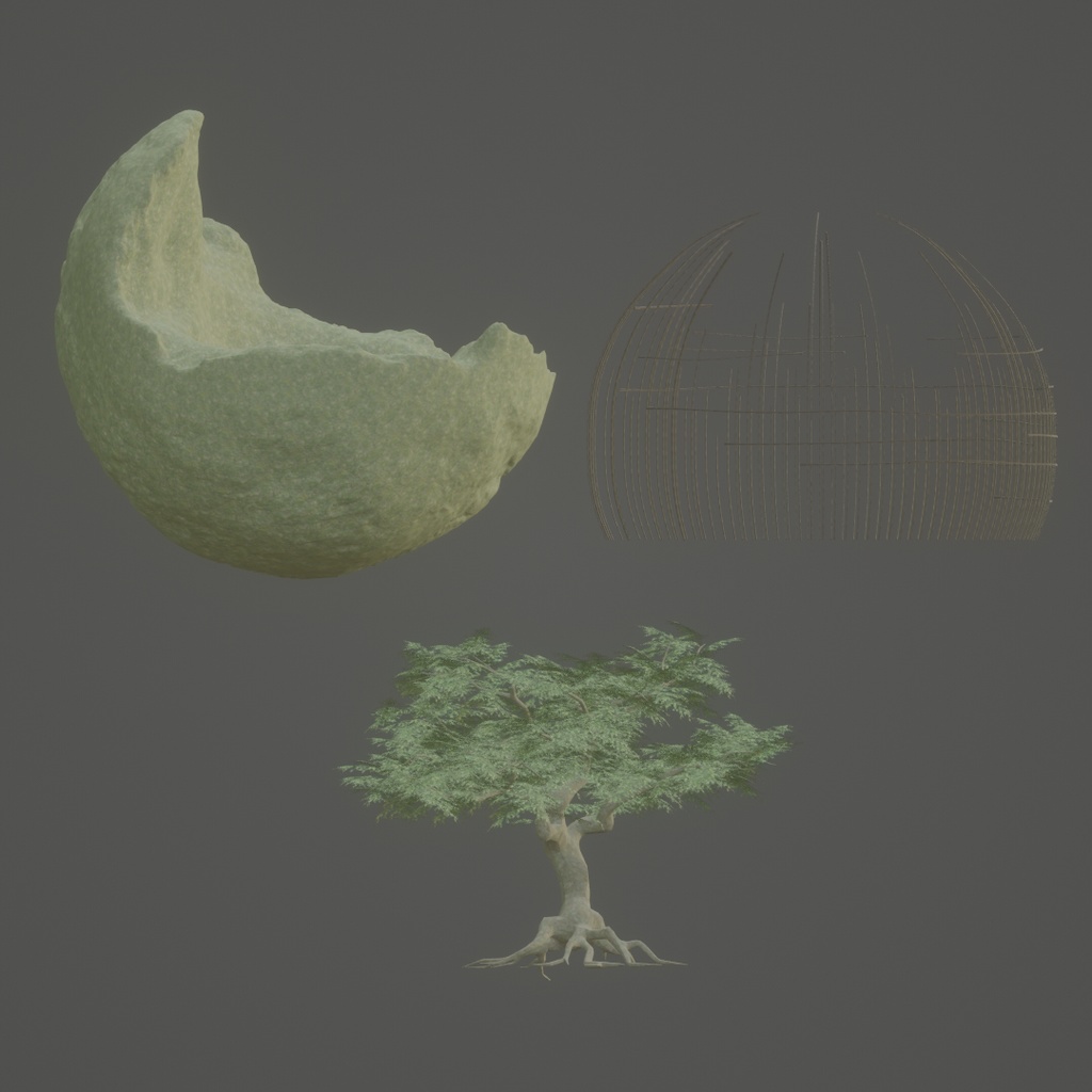 3Dモデル「箱庭6」