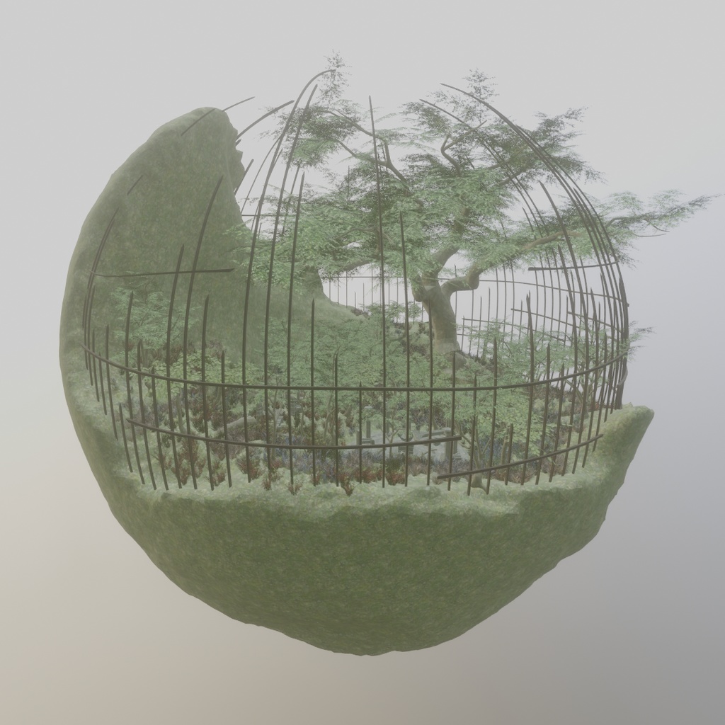 3Dモデル「箱庭6」