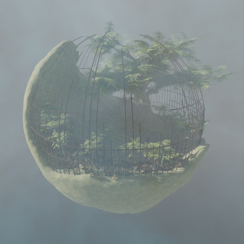 3Dモデル「箱庭6」