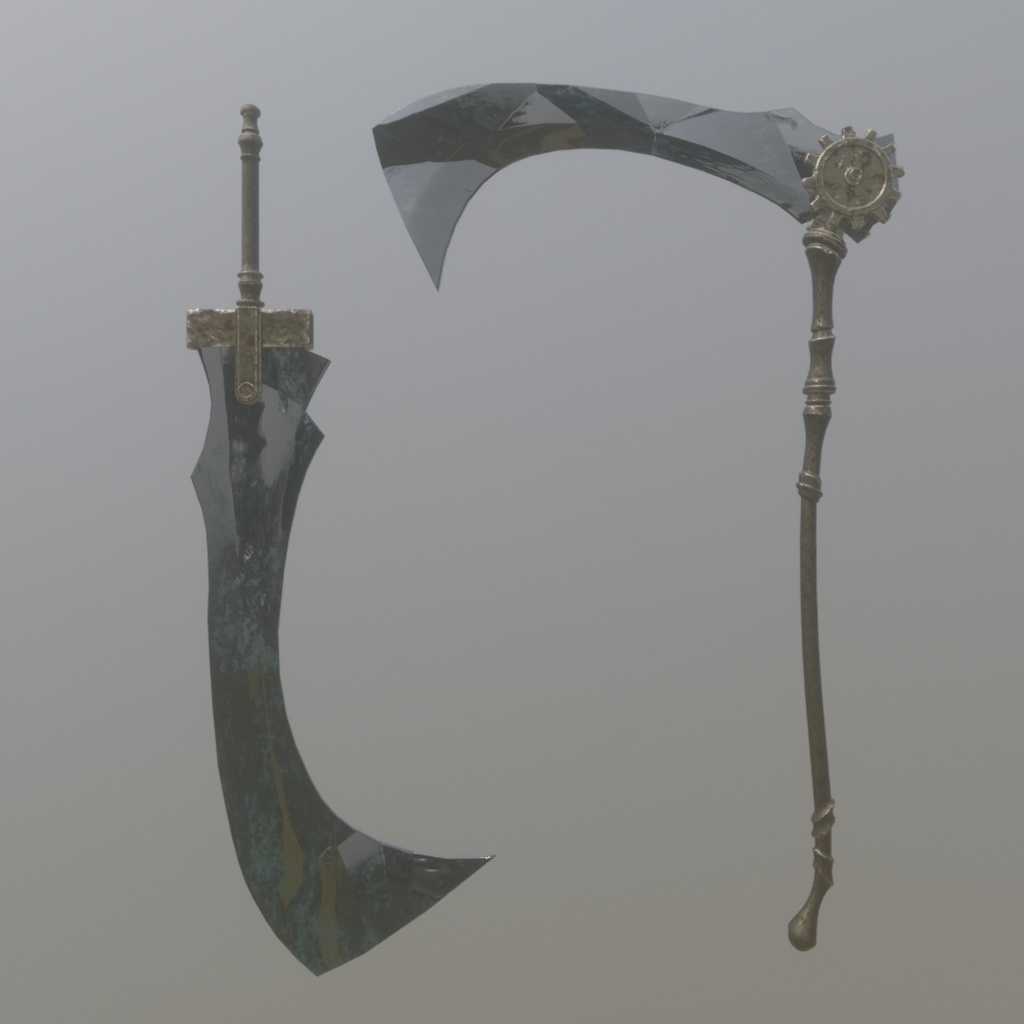 3Dモデル「廃れた世界の武器セット1」