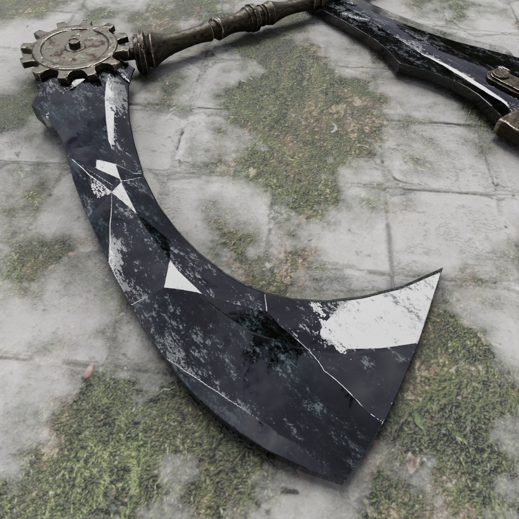 3Dモデル「廃れた世界の武器セット1」