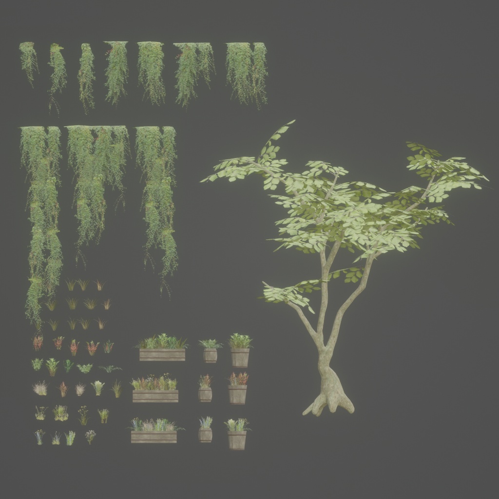 3Dモデル「箱庭7」