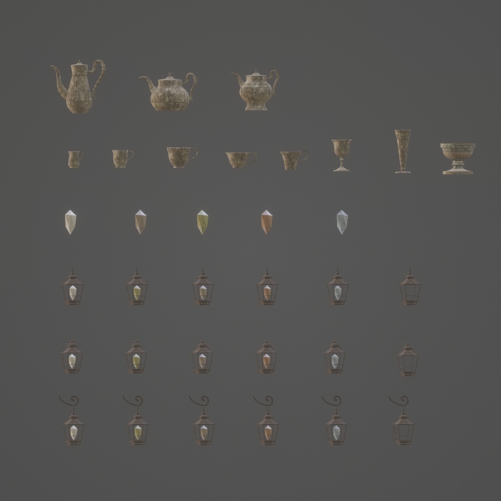 3Dモデル「箱庭8」