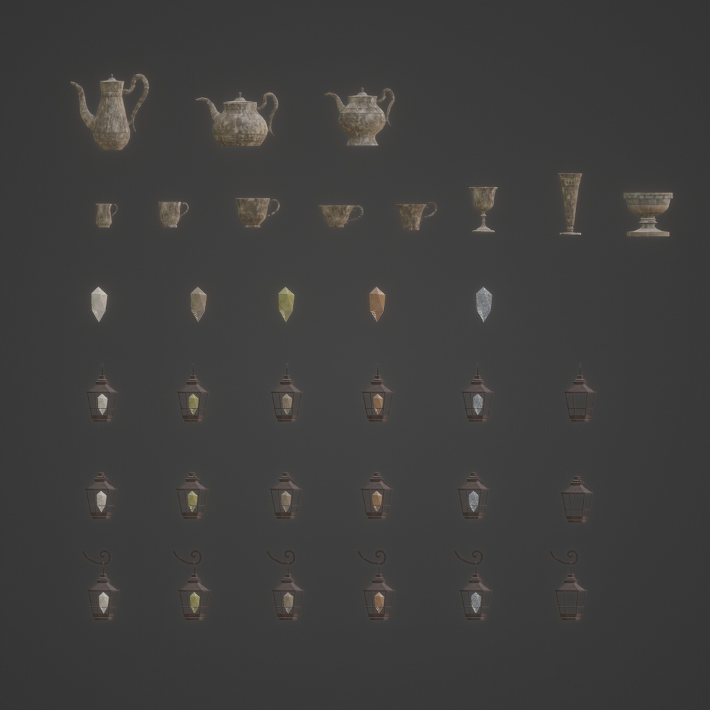 3Dモデル「箱庭8」