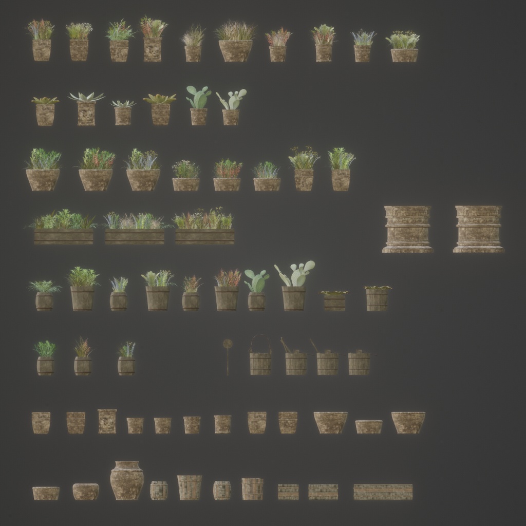 3Dモデル「箱庭8」