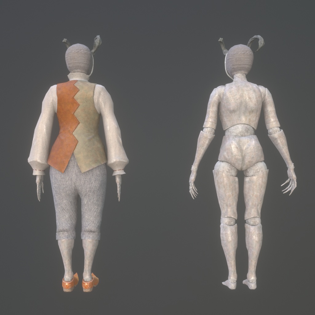 3Dモデル「人形3」