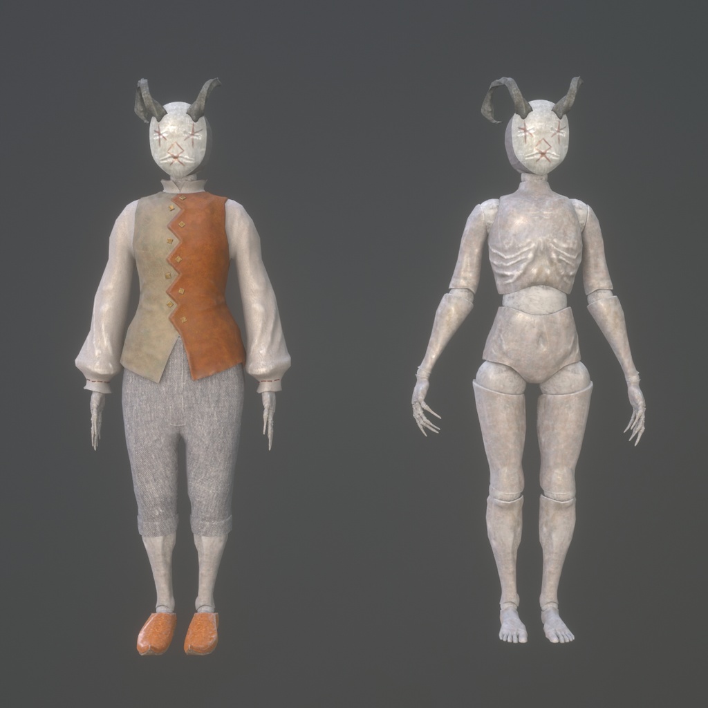 3Dモデル「人形3」