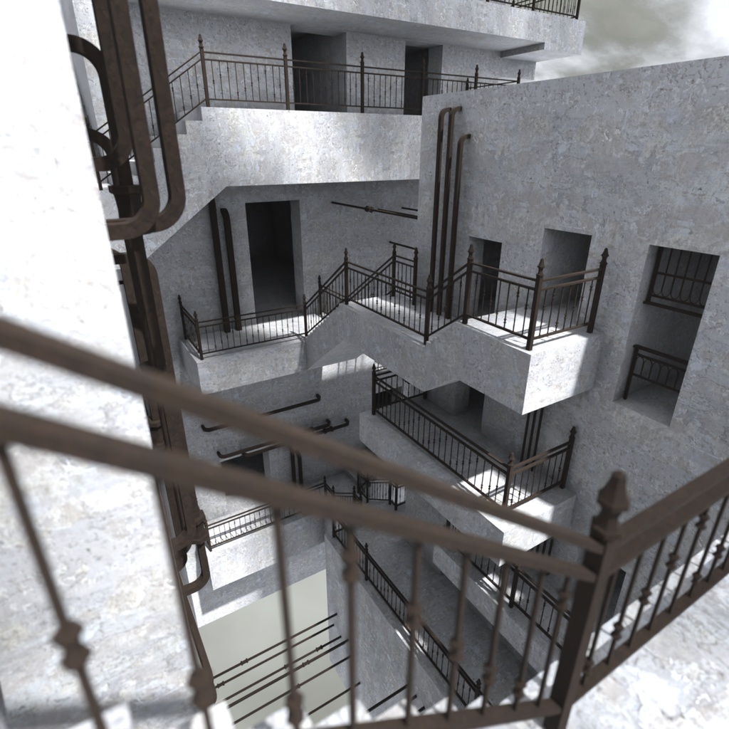 3Dモデル「箱庭10」