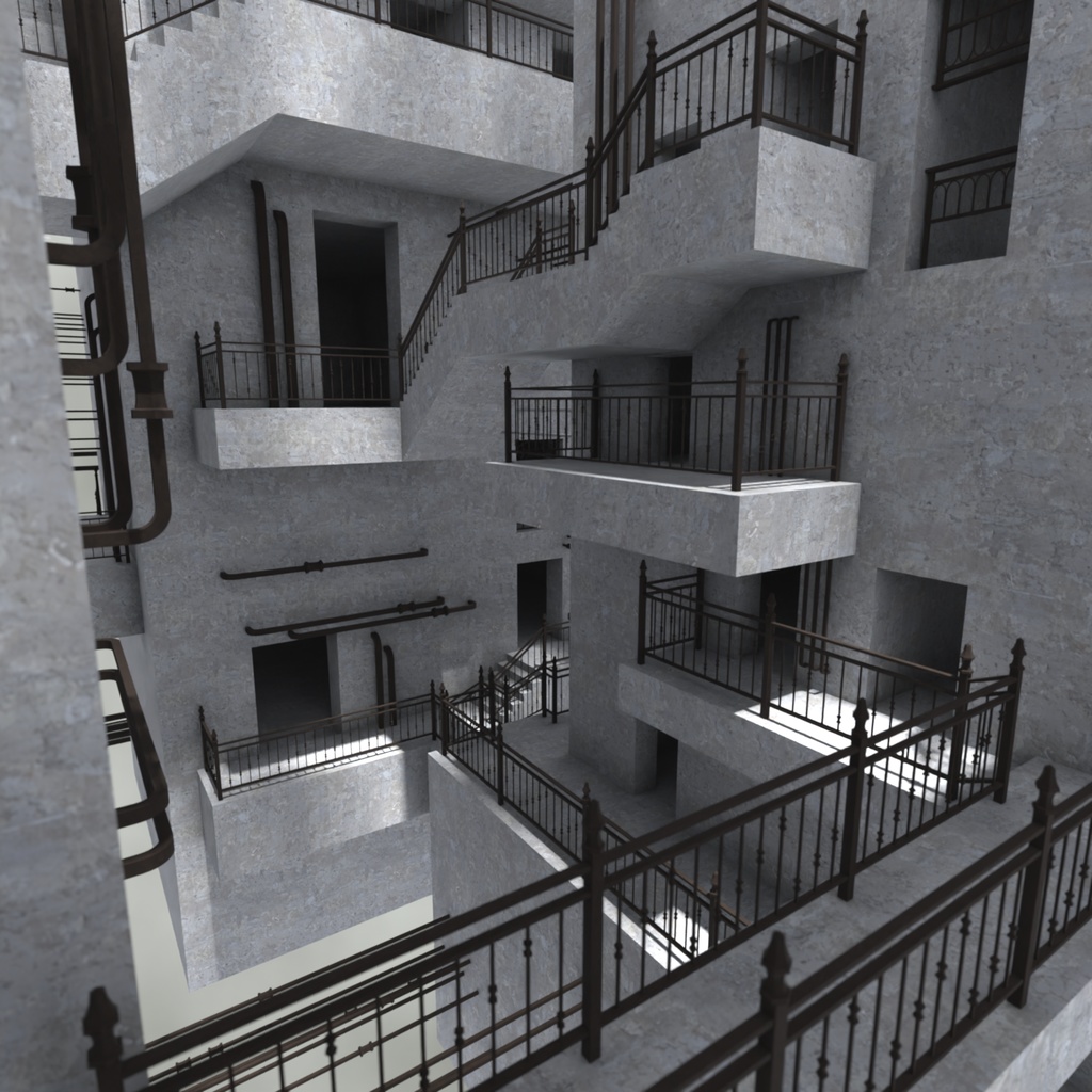 3Dモデル「箱庭10」