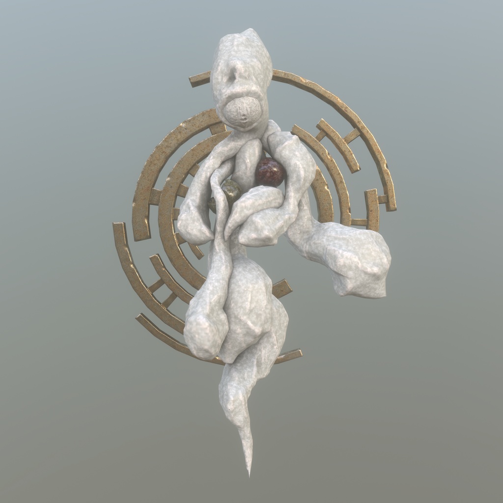 3Dモデル「奇妙なオブジェ1」