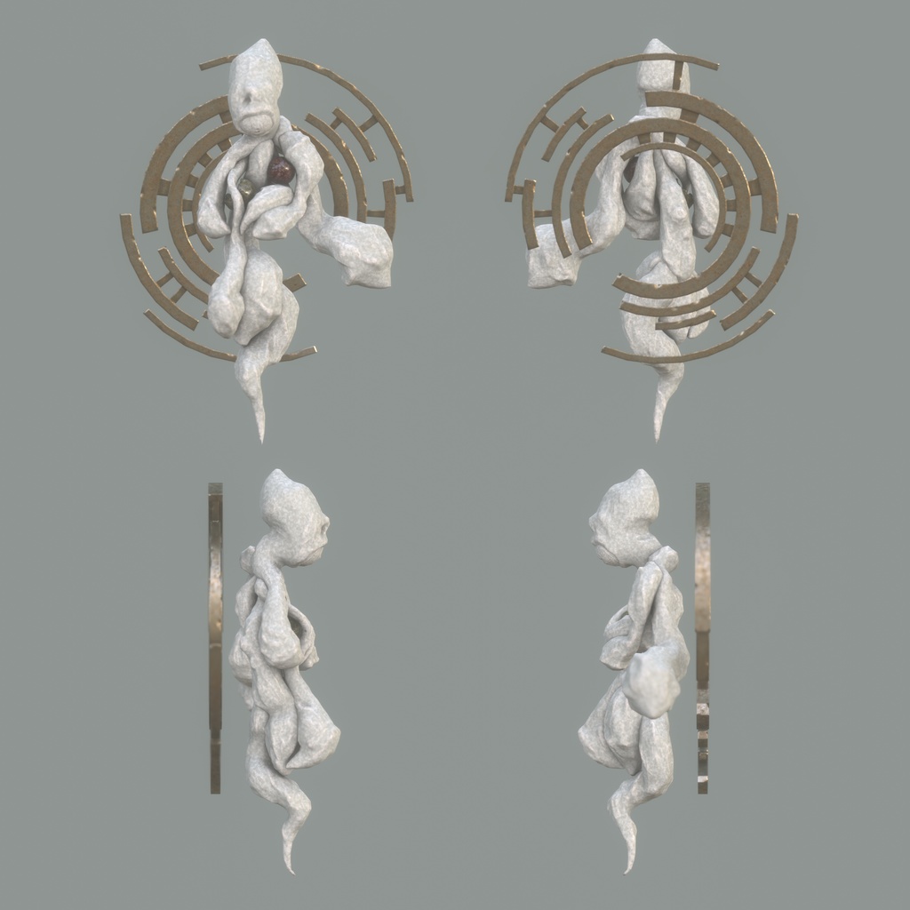 3Dモデル「奇妙なオブジェ1」